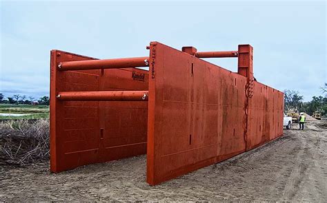 used steel trench box for sale|aluminum shoring boxes for sale.